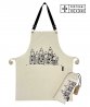 Imagem 0 - Apron - Cotton 300Gr. - 67x84 Cm - Sardines Theme
