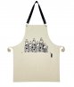 Imagem 0 - Apron - Cotton 300Gr. - 67x84 Cm - Sardines Theme