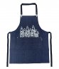 Imagem 0 - Denim Apron - 67x84 Cm - Sardines Theme