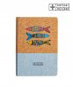 Imagem 0 - Cork and Cotton Hard Cover Notebook A5 - Theme Sardine
