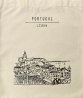 Imagem 0 - Cotton Bag 300 Gsm - 36x41 cm - Theme Lisbon