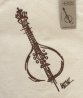 Imagem 0 - Cotton Backpack Bag - 280 Gr. - 36x41 Cm - Theme Portuguese Guitar
