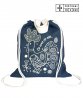 Imagem 0 - Denim Backpack Bag - 36x41 Cm - Theme Rooster